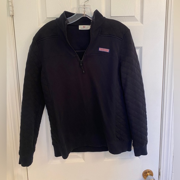 EUC Black Vineyard Vines Pullover | Size Small - Picture 2 of 4